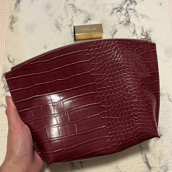 Saks Fifth Avenue Crocodile Faux Leather Bag - Picture 5 of 15